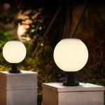 Đèn Năng Lượng Mặt Trời Trụ Cổng 20cm (TDL-TCNL05) Thành Đạt Led