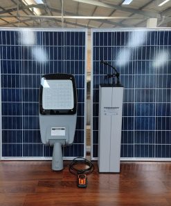 Đèn đường năng lượng mặt trời dự án 80w 100w 60ah 72ah 84ah 96ah 102ah Thành Đạt Led