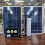 Đèn pha năng lượng mặt trời dự án 80w 100w 60ah 72ah 84ah 96ah 102ah Thành Đạt Led