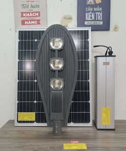 Đèn đường năng lượng mặt trời dự án 60w 80w 24ah 30ah 42ah 54ah 60ah 80ah Thành Đạt Led