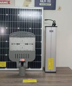 Đèn đường năng lượng mặt trời dự án 60w 80w 24ah 30ah 42ah 54ah 60ah 80ah Thành Đạt Led