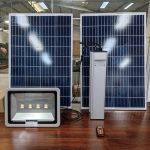 Đèn pha năng lượng mặt trời dự án 80w 100w 60ah 72ah 84ah 96ah 102ah Thành Đạt Led