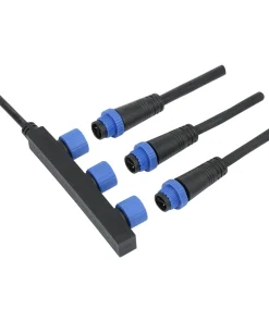 Đầu nối cáp nối 2 Pin chống nước M15 F IP68 cho đèn ngoài trời