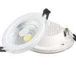 Đèn âm trần mặt kính COB 12W – Thành Đạt Led