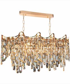 Đèn trang trí thả pha lê K9 thân xi cao cấp 1213N1000 Thành Đạt