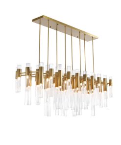 Đèn thả ngang hiện đại xi vàng 54 bóng 129N54 Thành Đạt