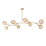 Đèn thả hiện đại chao vàng và chao khói 23N7 Thành Đạt