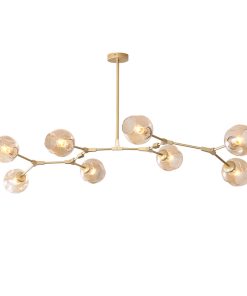 Đèn thả hiện đại chao vàng và chao khói 23N7 Thành Đạt