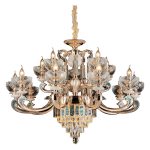 Đèn trang trí thả pha lê cao cấp 6018T15 Thành Đạt