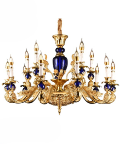 Đèn trang trí thả pha lê cao cấp 6066T12 Thành Đạt