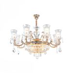 Đèn trang trí thả thân đồng pha lê K9 cao cấp 6651T8 Thành Đạt