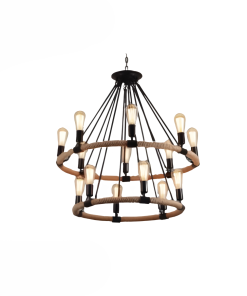 Đèn chùm thả coffee hiện đại 14 bóng 13T14 Thành Đạt