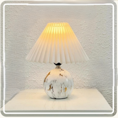 Đèn Bàn Gốm Sứ Cao Cấp DS-TL9862W Thành Đạt