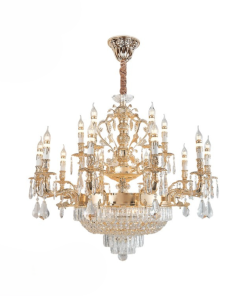 Đèn trang trí thả hợp kim pha lê K9 cao cấp 6237T15 Thành Đạt