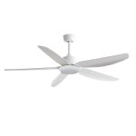 Quạt trần đèn trang trí 143 Nhựa ABS cao cấp 5 Cánh