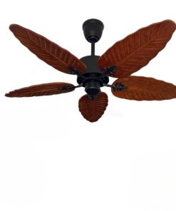 Quạt trần trang trí  166 cánh gỗ tự nhiên 5 Cánh