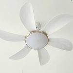 Quạt trần đèn trang trí 219 Nhựa ABS cao cấp 6 Cánh