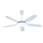 Quạt trần đèn trang trí 810 Nhựa ABS cao cấp 5 Cánh